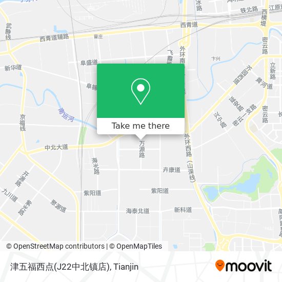 津五福西点(J22中北镇店) map