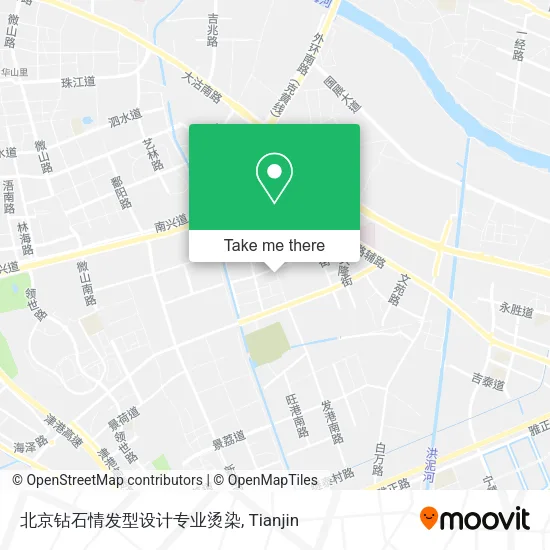 北京钻石情发型设计专业烫染 map