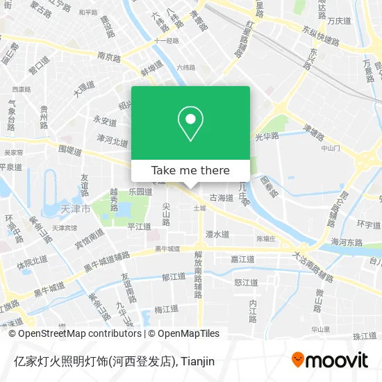 亿家灯火照明灯饰(河西登发店) map