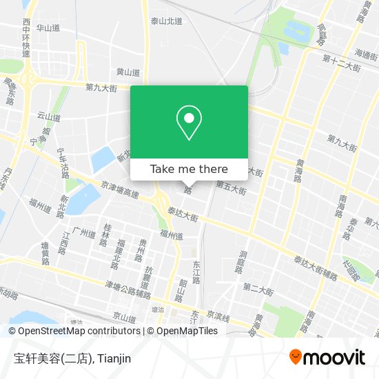 宝轩美容(二店) map