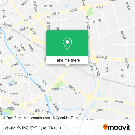 津城不锈钢断桥铝门窗 map