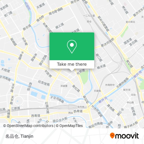 名品仓 map
