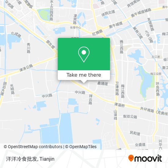 洋洋冷食批发 map