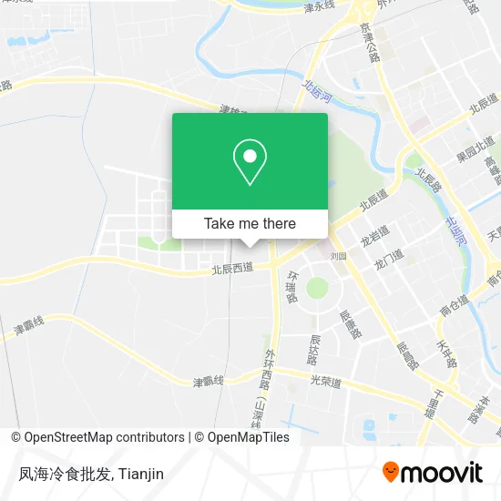 凤海冷食批发 map