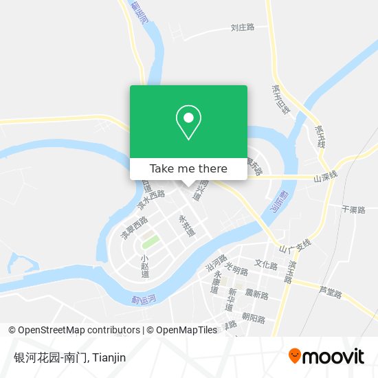 银河花园-南门 map