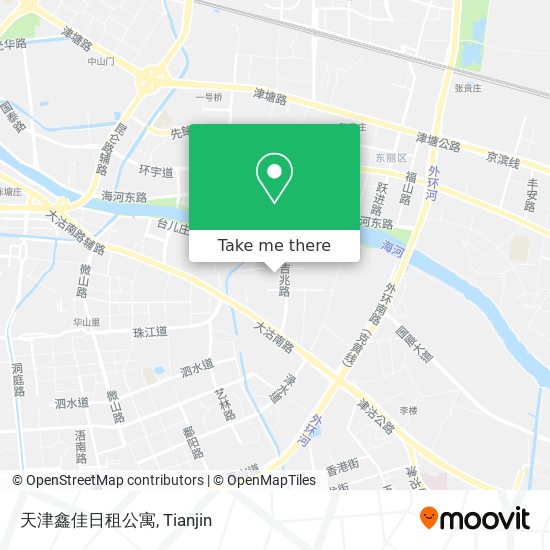 天津鑫佳日租公寓 map