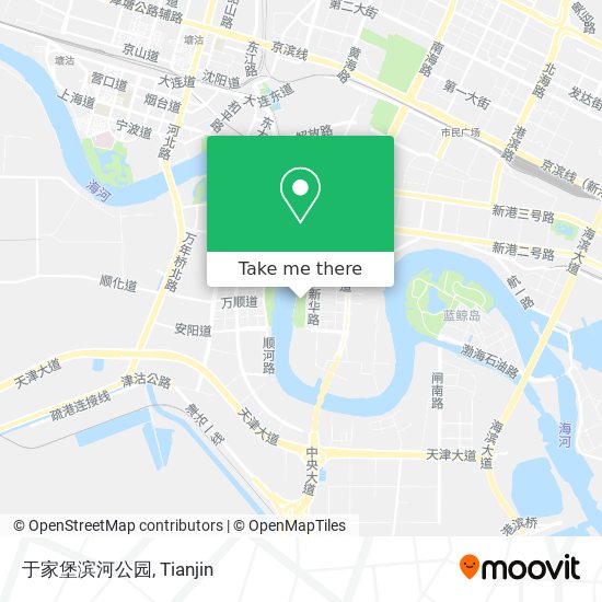 于家堡滨河公园 map