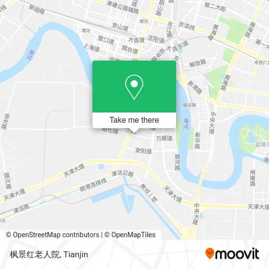 枫景红老人院 map