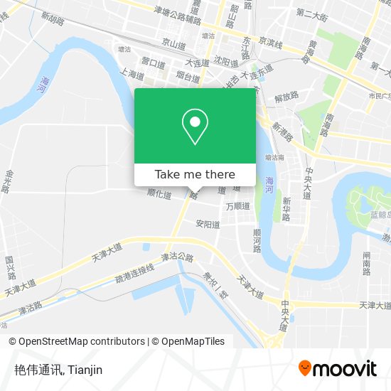 艳伟通讯 map