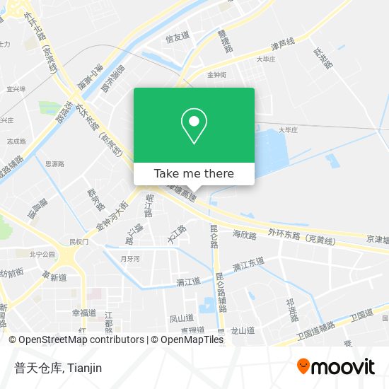 普天仓库 map