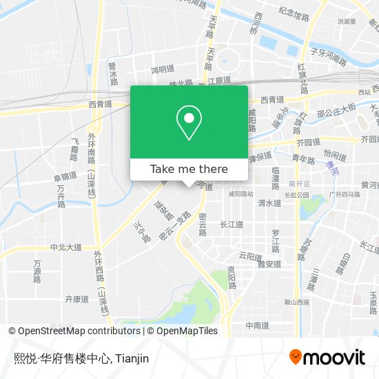 熙悦·华府售楼中心 map