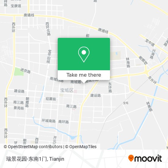 瑞景花园-东南1门 map