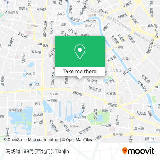 马场道189号(西北门) map