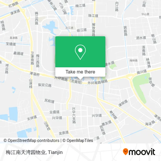 梅江南天湾园物业 map