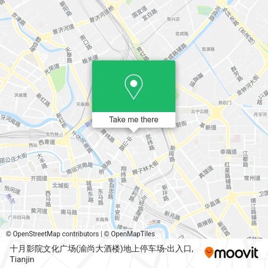 十月影院文化广场(渝尚大酒楼)地上停车场-出入口 map
