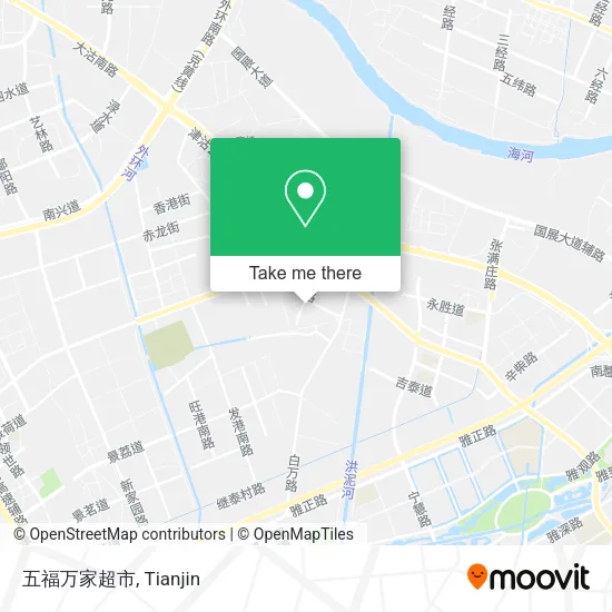 五福万家超市 map