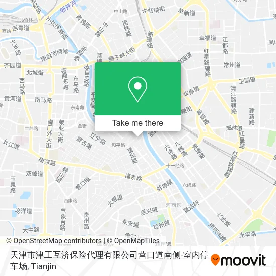 天津市津工互济保险代理有限公司营口道南侧-室内停车场 map