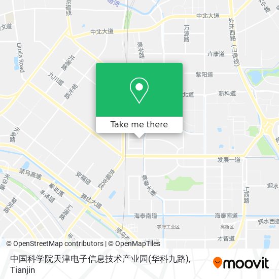 中国科学院天津电子信息技术产业园(华科九路) map