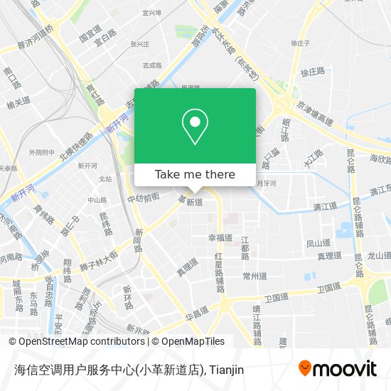 海信空调用户服务中心(小革新道店) map