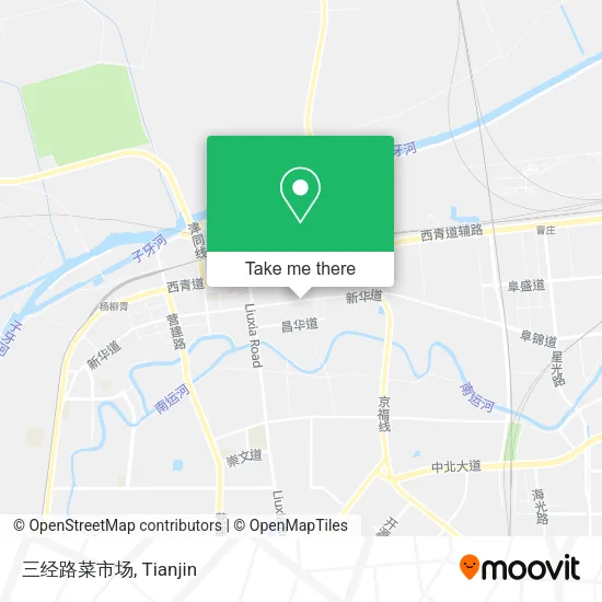 三经路菜市场 map
