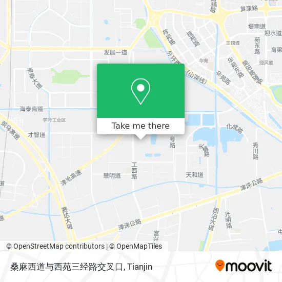 桑麻西道与西苑三经路交叉口 map