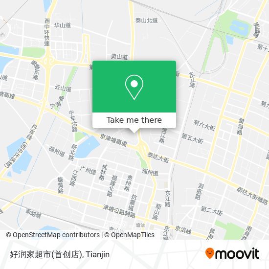 好润家超市(首创店) map