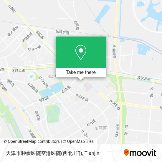 天津市肿瘤医院空港医院(西北1门) map
