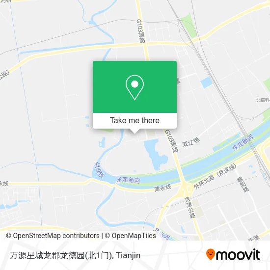 万源星城龙郡龙德园(北1门) map