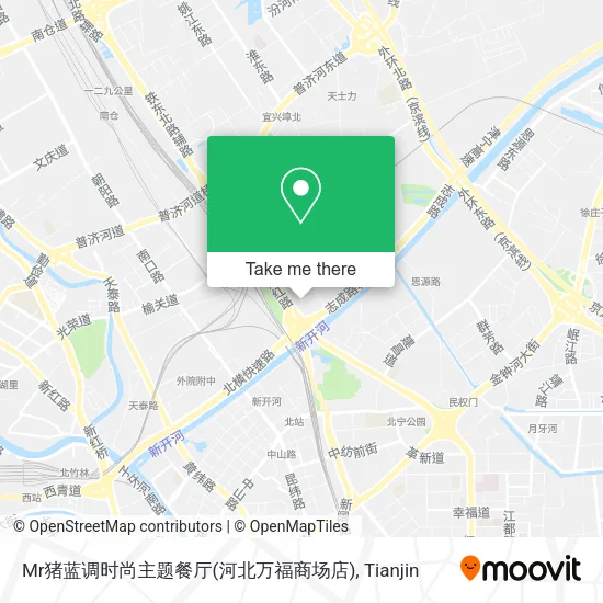 Mr猪蓝调时尚主题餐厅(河北万福商场店) map