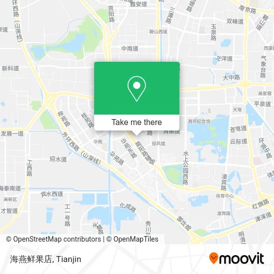 海燕鲜果店 map