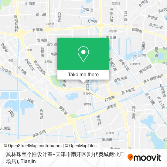 冀林珠宝个性设计室+天津市南开区(时代奥城商业广场店) map
