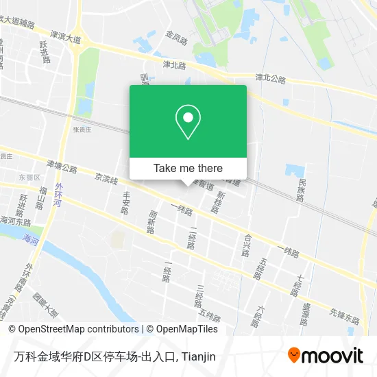 万科金域华府D区停车场-出入口 map