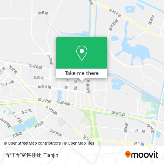 华丰华富售楼处 map