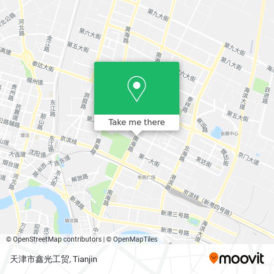 天津市鑫光工贸 map