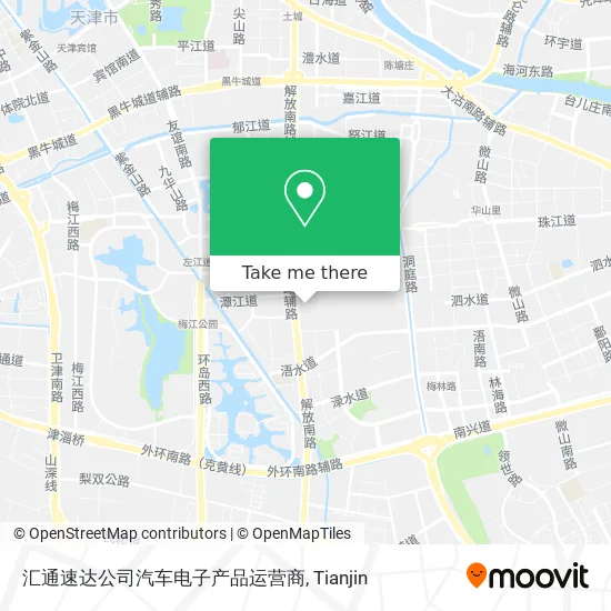 汇通速达公司汽车电子产品运营商 map