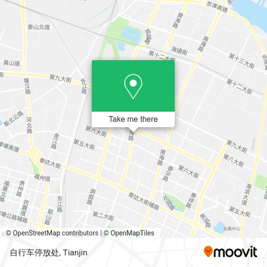 自行车停放处 map