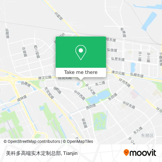 美科多高端实木定制总部 map