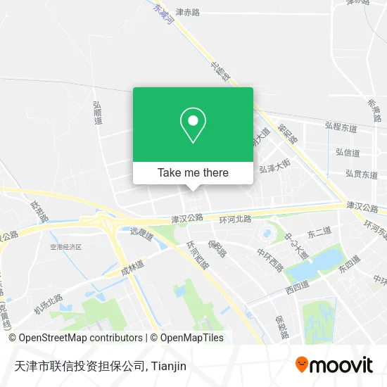 天津市联信投资担保公司 map