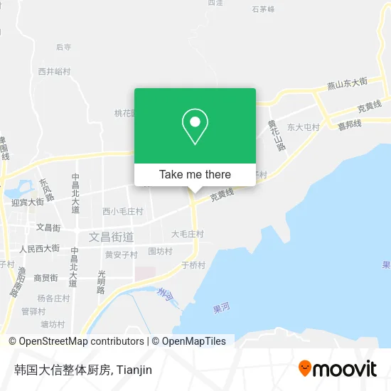 韩国大信整体厨房 map