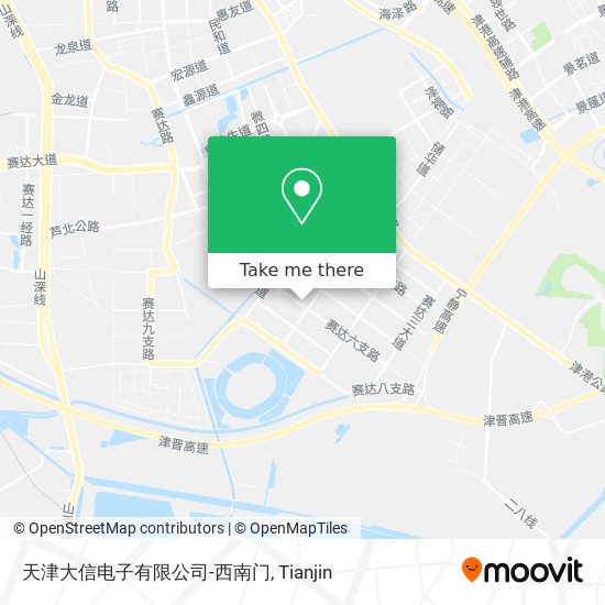 天津大信电子有限公司-西南门 map