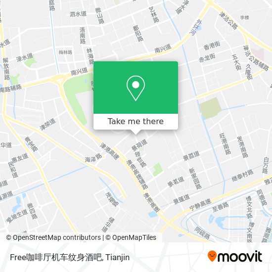 Free咖啡厅机车纹身酒吧 map