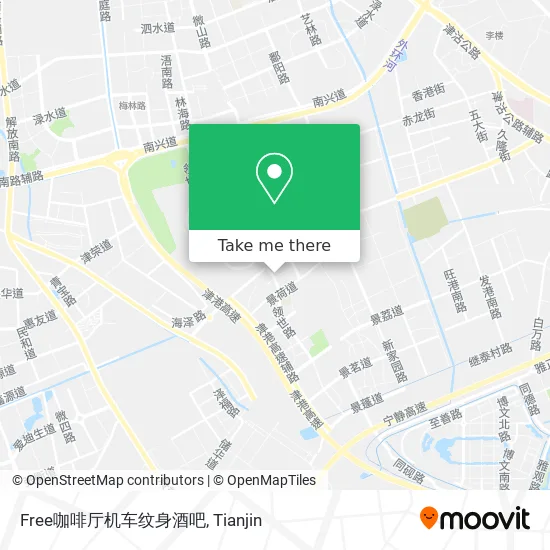 Free咖啡厅机车纹身酒吧 map