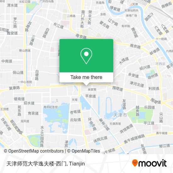 天津师范大学逸夫楼-西门 map