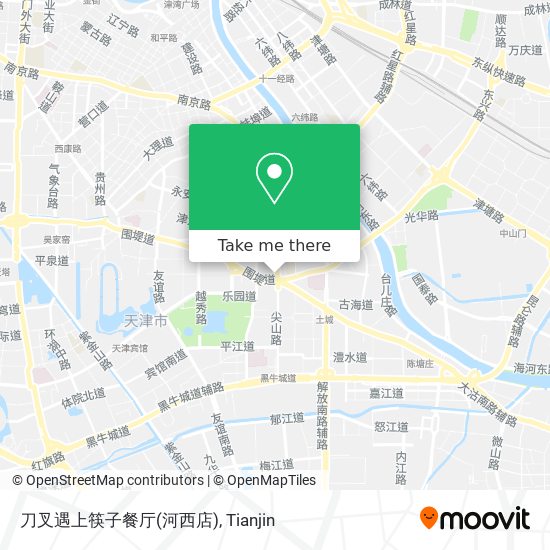 刀叉遇上筷子餐厅(河西店) map