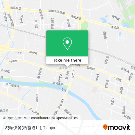 鸿顺快餐(栖霞道店) map