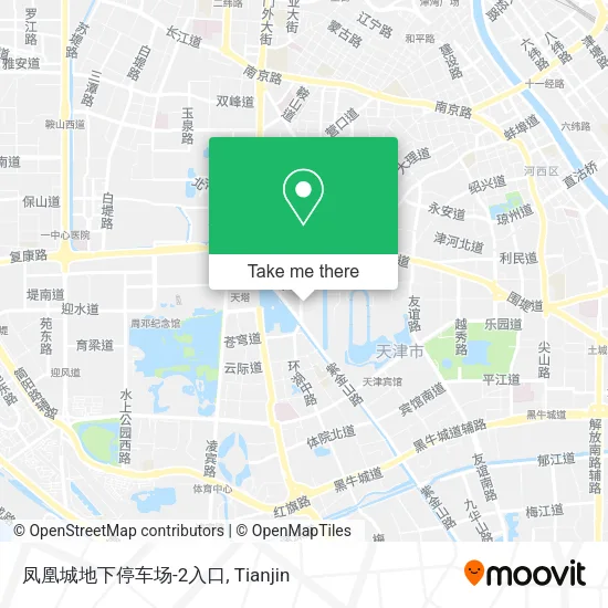 凤凰城地下停车场-2入口 map