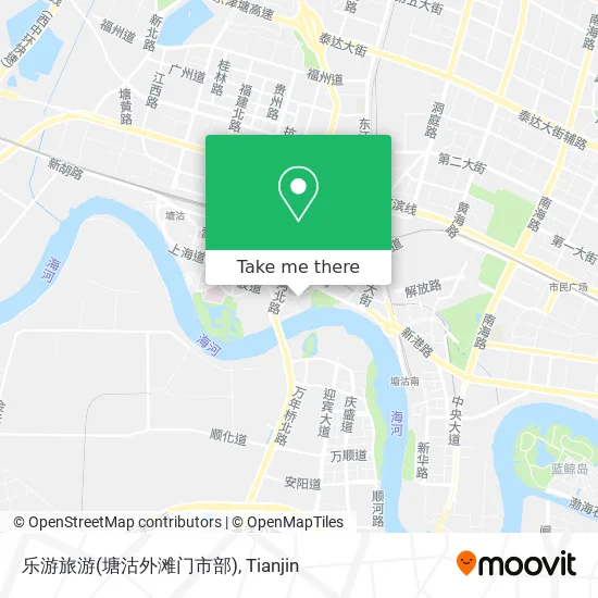 乐游旅游(塘沽外滩门市部) map