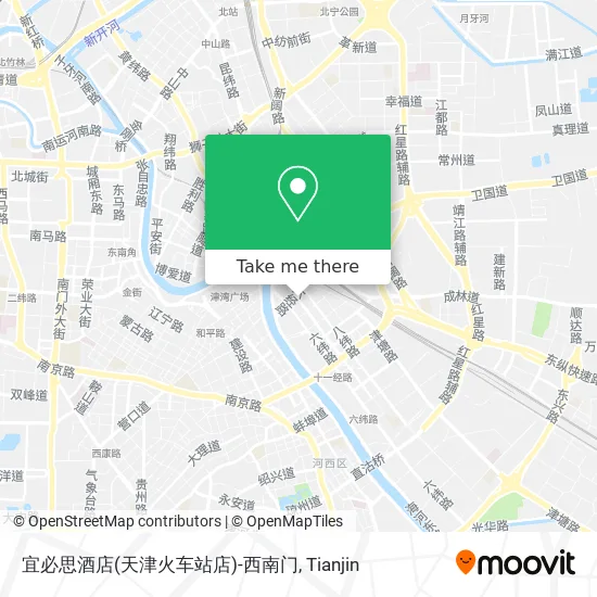 宜必思酒店(天津火车站店)-西南门 map