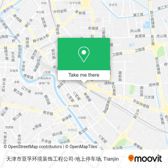 天津市亚孚环境装饰工程公司-地上停车场 map