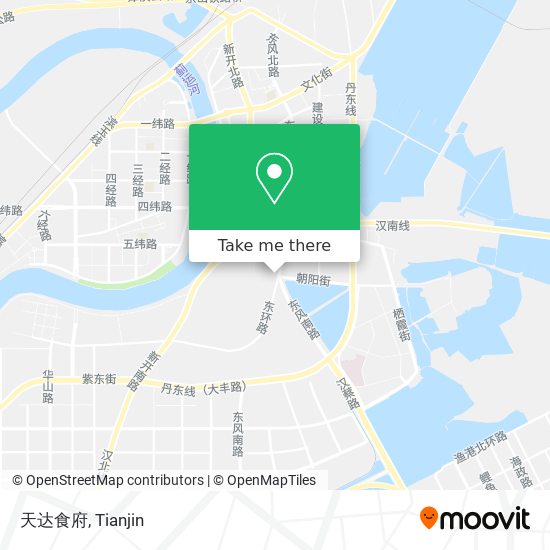 天达食府 map